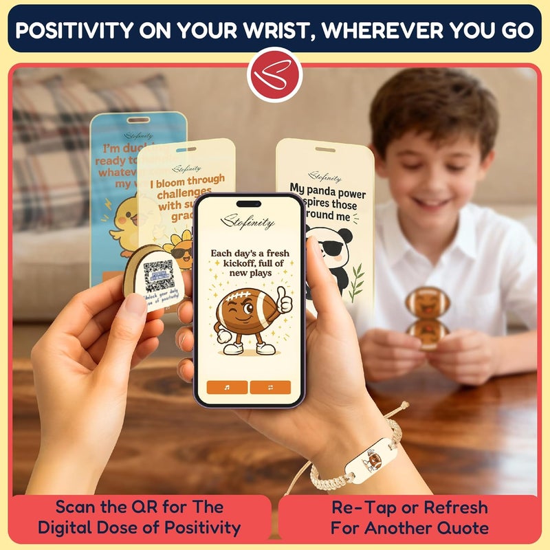 STOFINITY Funny Football Gifts For Teen Boys - Positive Affirmation Gifts For Football Lovers, Cool Sports Lovers Gift Ideas For Christmas, Fathers Day, Birthday Presents For Men, Coworkers, Boyfriend - Image 5